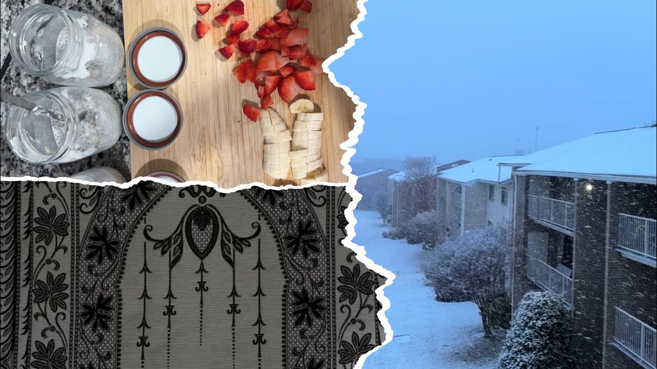 Snowing day 5 of Ramadan with me 