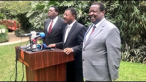 Mudavadi, Wetangula, Wamalwa first joint interview | #checkpoint