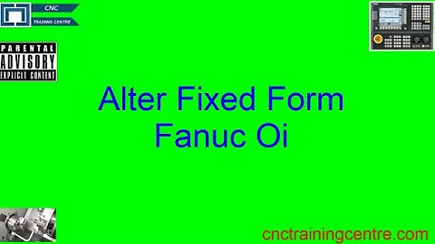 Shibaura alter Fixed form Fanuc Oi