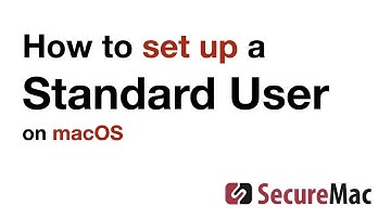 How to create a Standard User account for your Mac on macOS Big Sur