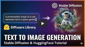 Text to Image generation using Stable Diffusion | HuggingFace Tutorial Diffusers Library