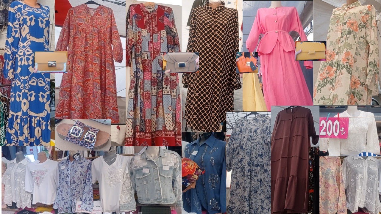 ÜMRANİYE CUMARTESİ PAZARI ✅ ELBİSELER, TUNİKLER, GÖMLEKLER KALİTELİ VE UYGUN FİYATA✅ #reklamdeğildir