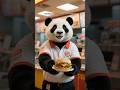 The Most Adorable Chef at Burger King! 🐼🍔