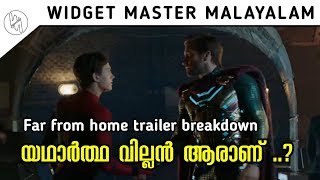 Spiderman far from home trailer 2 breakdown in malayalam