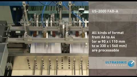 US-2000 FAB-A inline stacking and banding off folder behind Heidelberg Stahlfolder