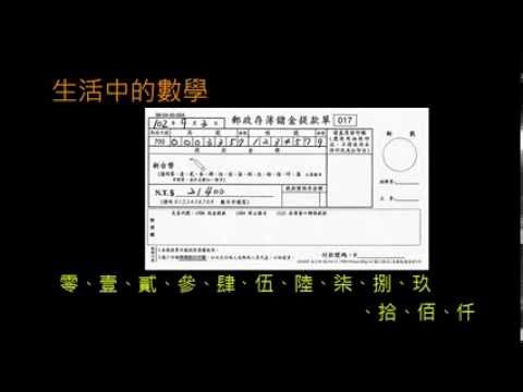 生活中的數學郵局提款單)