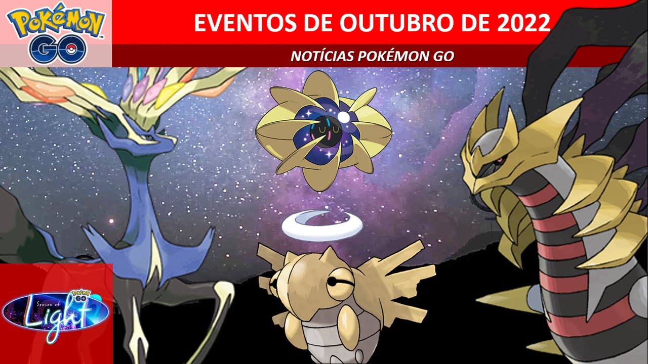 Todos eventos do mês de outubro de 2022 no Pokémon GO