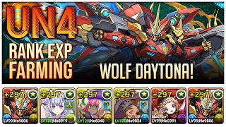 Puzzle & Dragons - Rank EXP with Wolf Daytona! [ UN4 FARMING ]