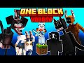 Minecraft one block, but with every horror MOD #minecraft