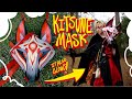 Making a Kitsune mask inspired by my webcomic's villain  😈