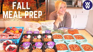 MEAL PREP  APPLE CRISP BREAKFAST  HEARTY CHILI  DIY MEAL KITS | CROCKPOT FREEZER MEAL | WW