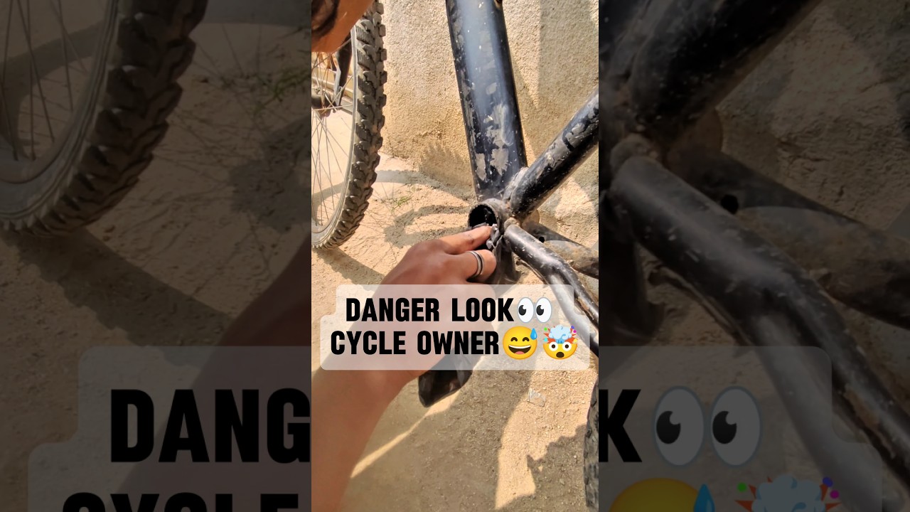 danger look👀 cycle owner😅🤯 