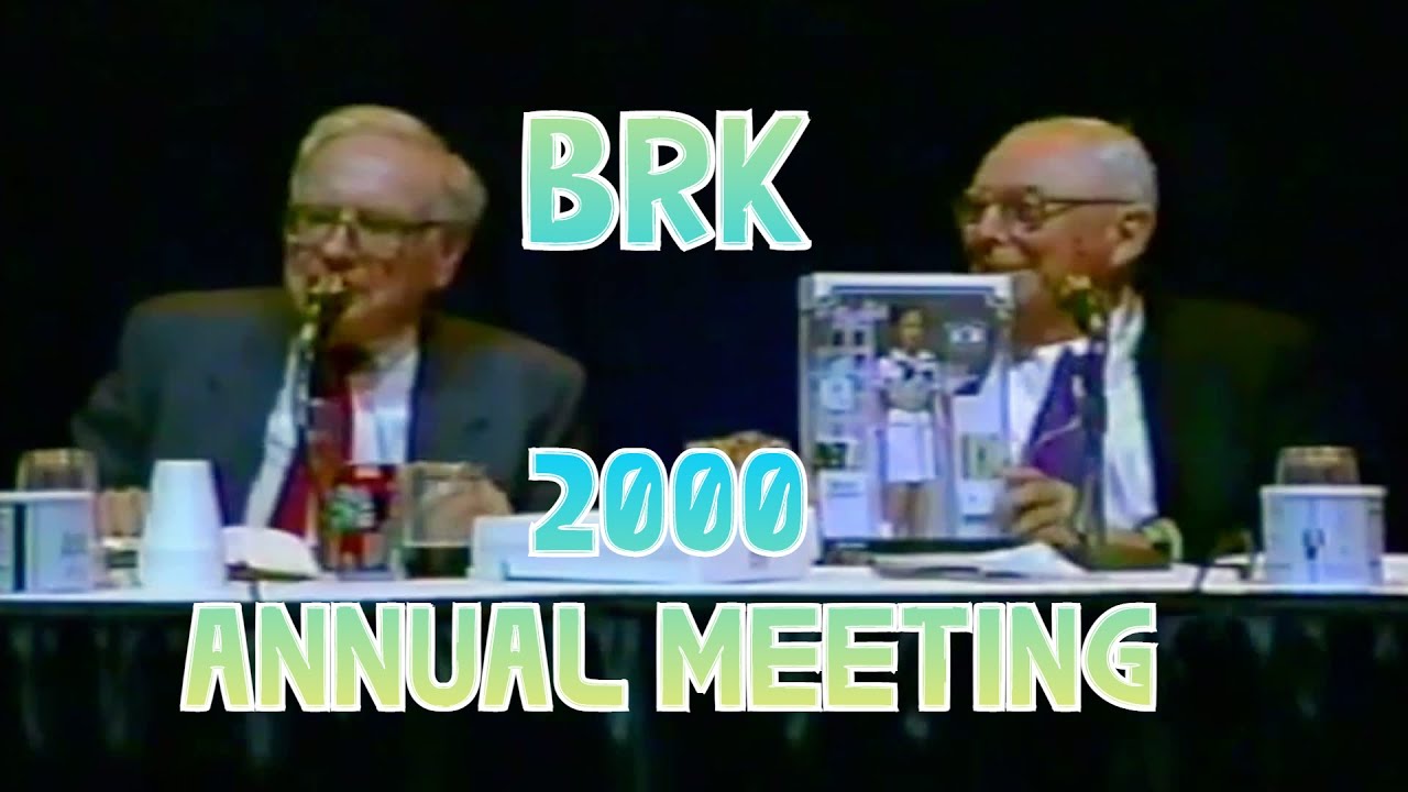 2000 Berkshire Hathaway Annual Meeting - Warren Buffett and Charlie Munger (Full Session)
