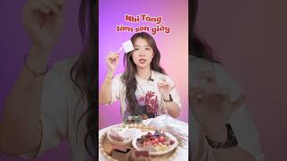 kết quả 4 tiếng hì hục làm son giấy 😂 | #nhitang #lytuthat