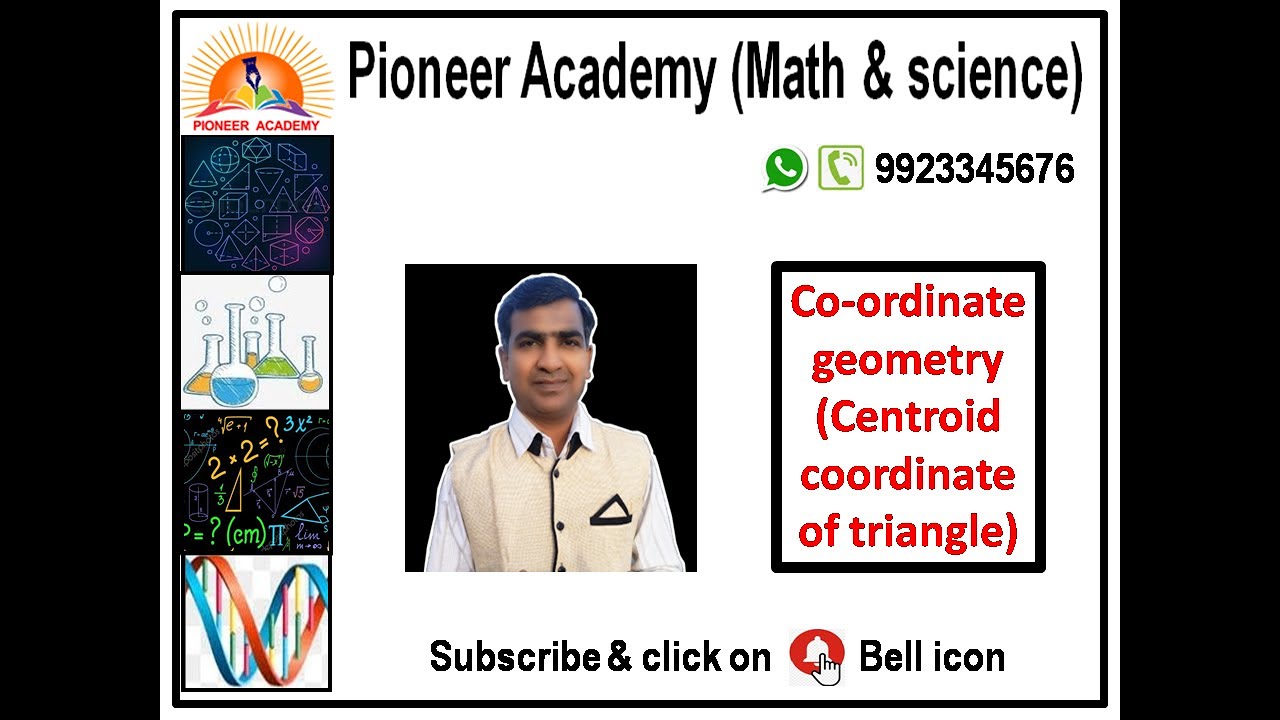 Find centroid coordinates of triangle | Triangle centroid coordinates | 2020