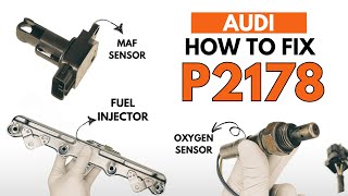 Audi : How to Fix P2178 Engine Error Code with 3 Methods