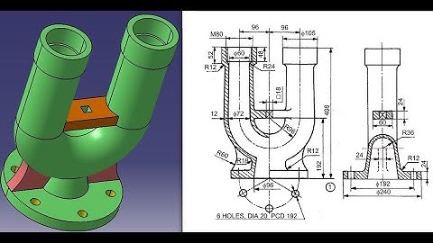 Romsbottom Safety Valve housing model creation using Catia V5 tool
