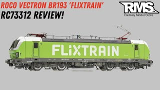 MOST DETAILED MODEL I&#39;VE SEEN - Roco HO Gauge BR193 Locomotive FLIXTRAIN Livery - RC73312