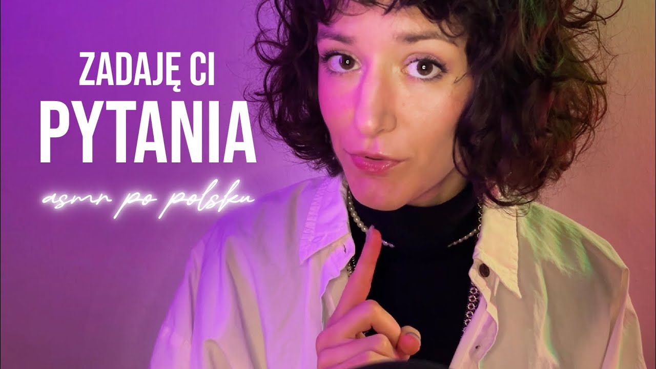 ASMR PO POLSKU ⭐️ Zadaję Ci Proste Pytania 🙋‍♀️ Szept i Dźwięki Klawiatury