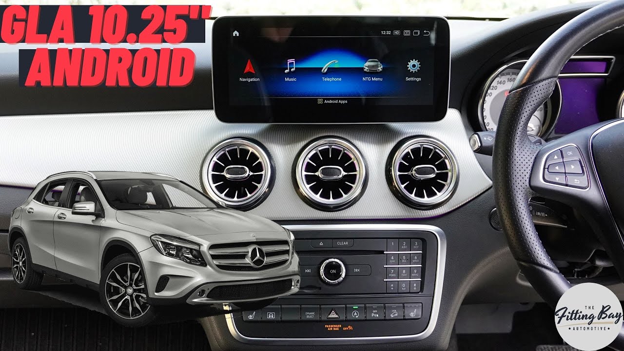 MercedesBenz GLA 10.25" Android Display (Full Installation) YouTube