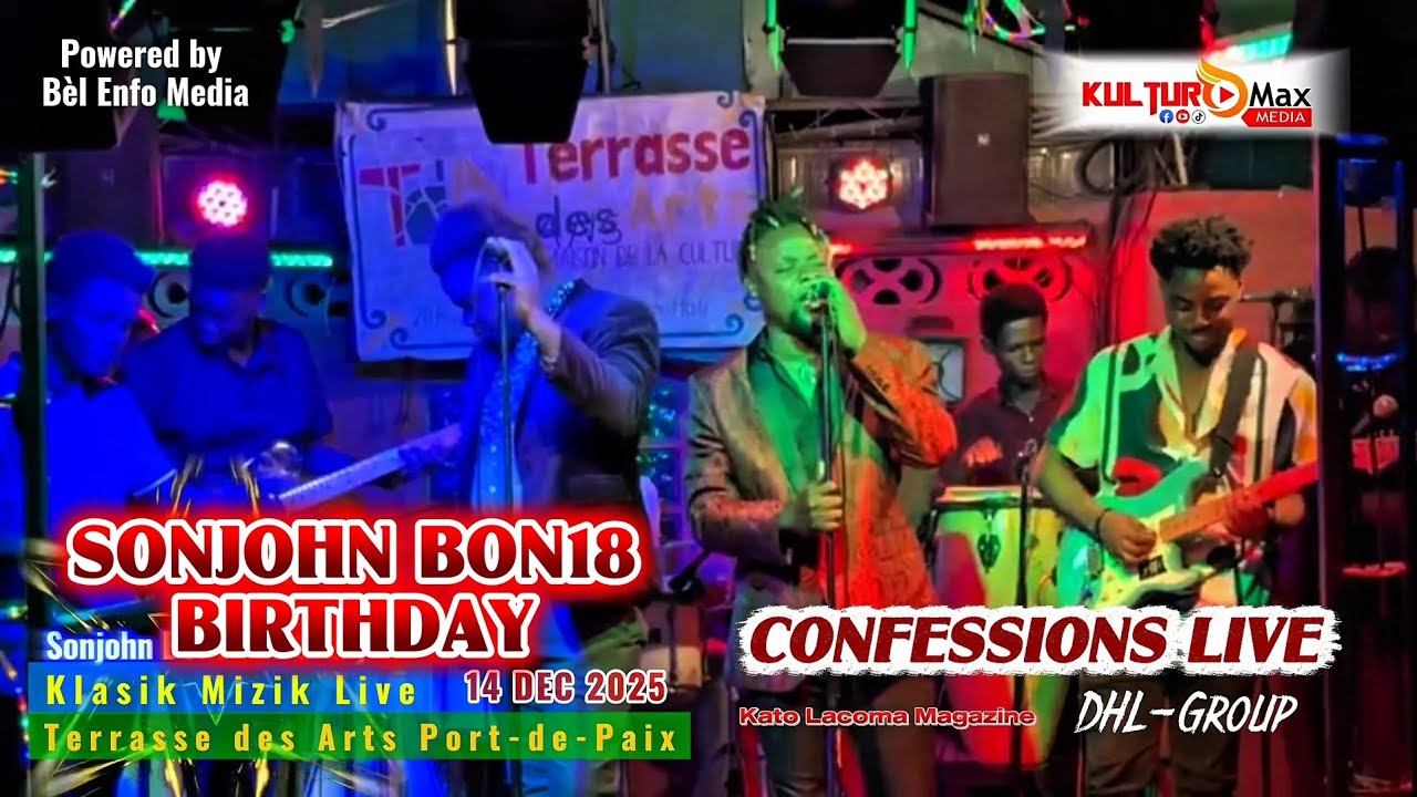 Klasik Mizik | Confessions - Live | ( Sonjohn Bon18 Birthday ) | Terrasse des Arts / 14 - DEC - 2025