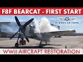 F8F BEARCAT First Engine Start w/ Steve Hinton | Hangar Talk | Planes of Fame