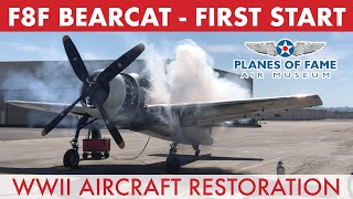 F8F BEARCAT First Engine Start w/ Steve Hinton | Hangar Talk | Planes of Fame