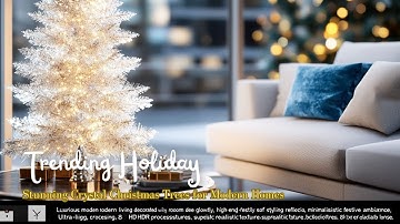 Stunning Crystal Christmas Trees for Modern Homes Trending Holiday Decor 2025
