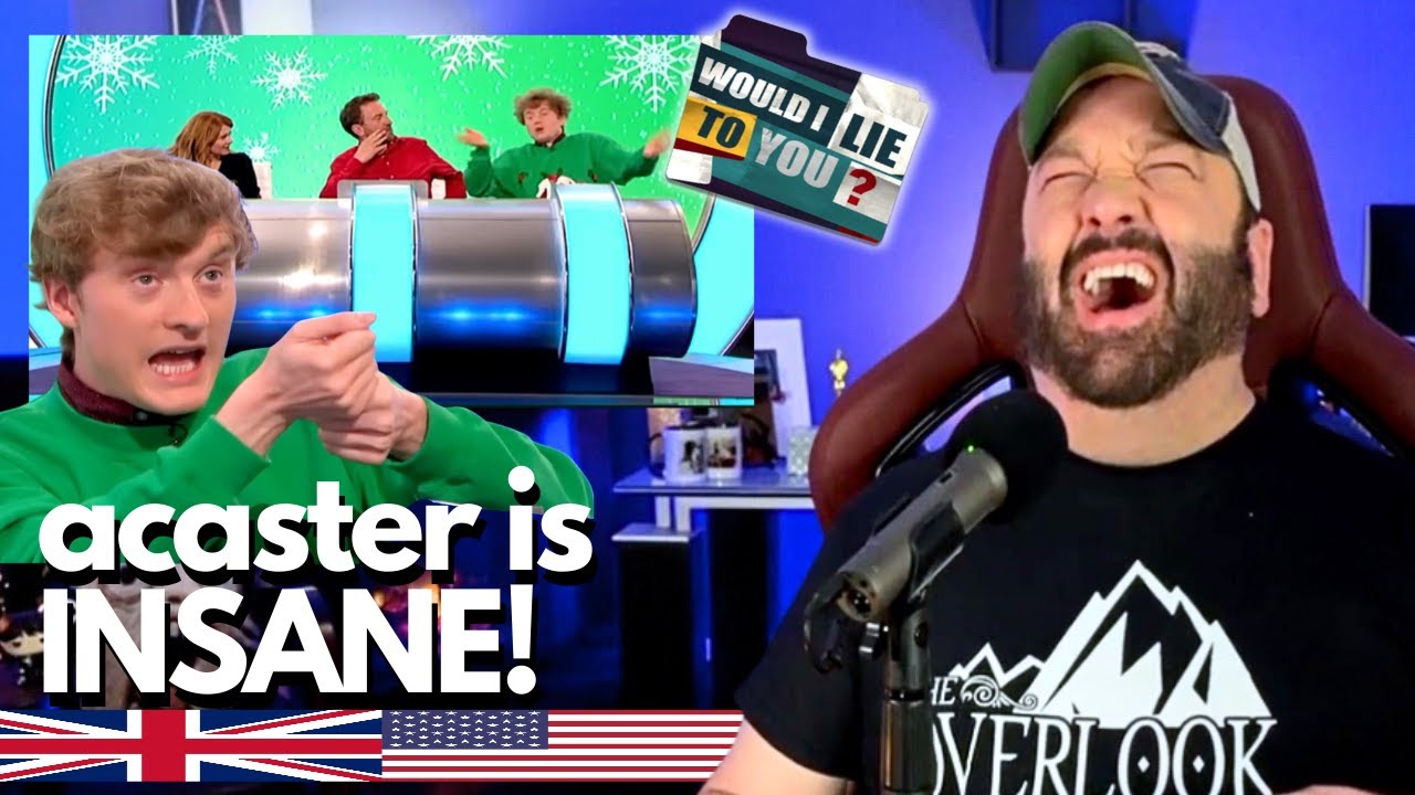 American reacts to WOULD I LIE TO YOU? feat. JAMES ACASTER