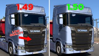 ETS2 1.50 - Old vs NEW Graphics (TAA & Shadows)