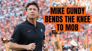 Oklahoma State Coach Mike Gundy BENDS THE KNEE, Apologizes For His Offensive OAN Shirt
