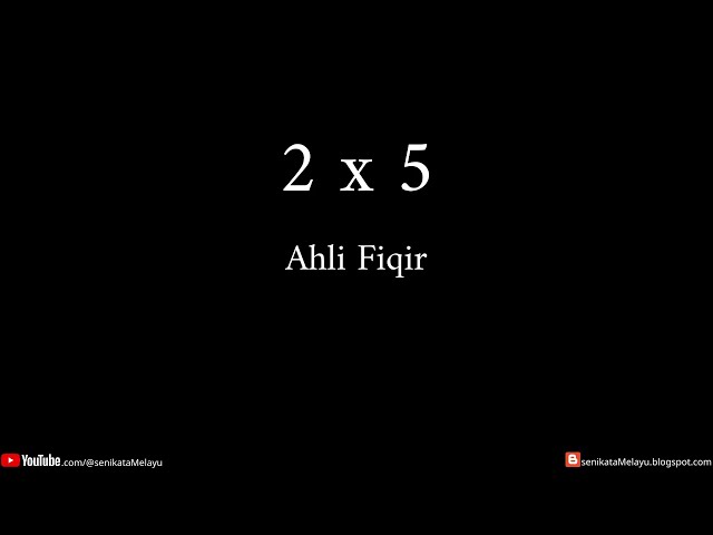 2 x 5 | Ahli Fiqir class=