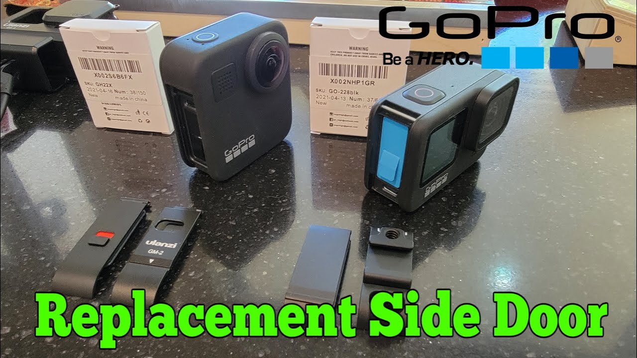 GoPro replacement side door with c-port hole by Ulanzi