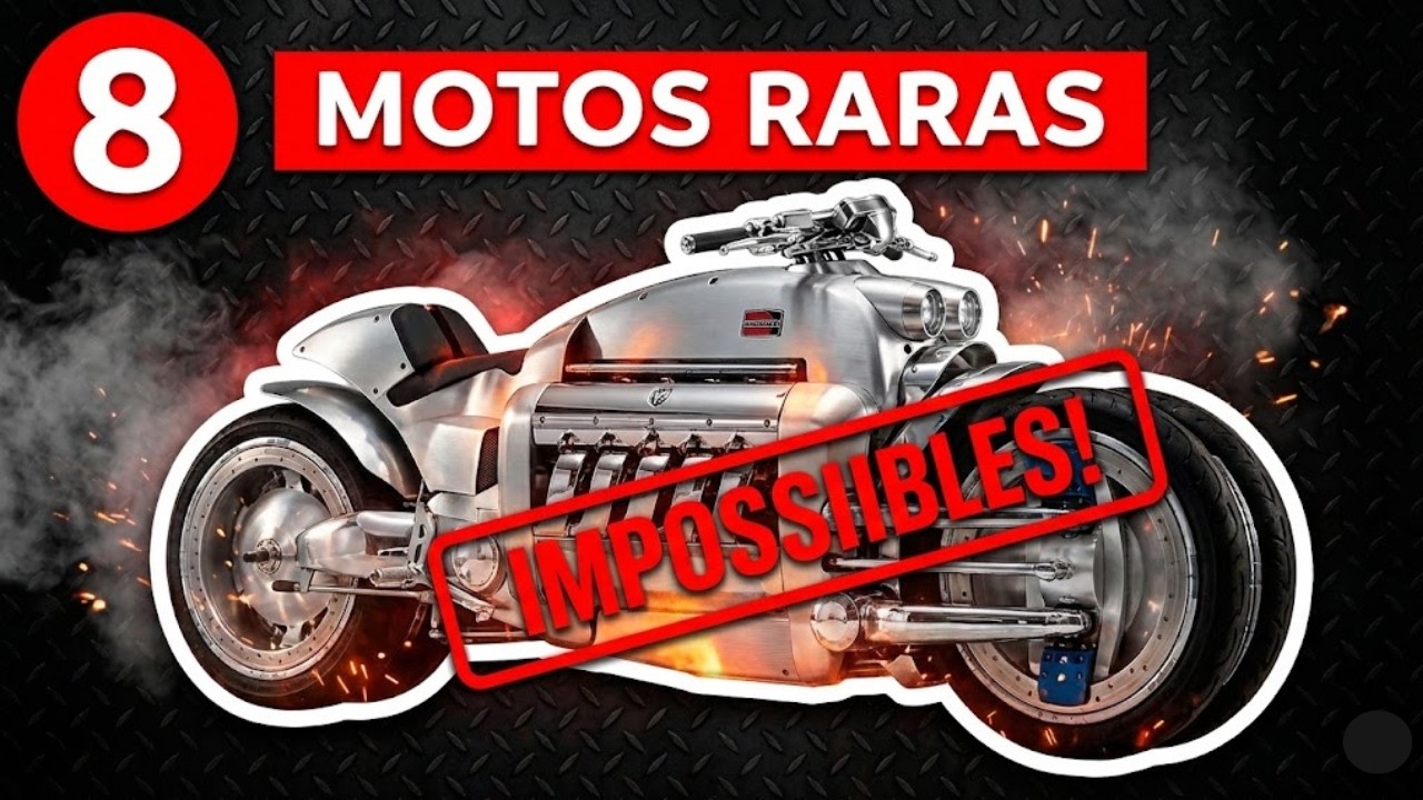 8 MOTOS Más Raras y Extrañas que NUNCA Conociste