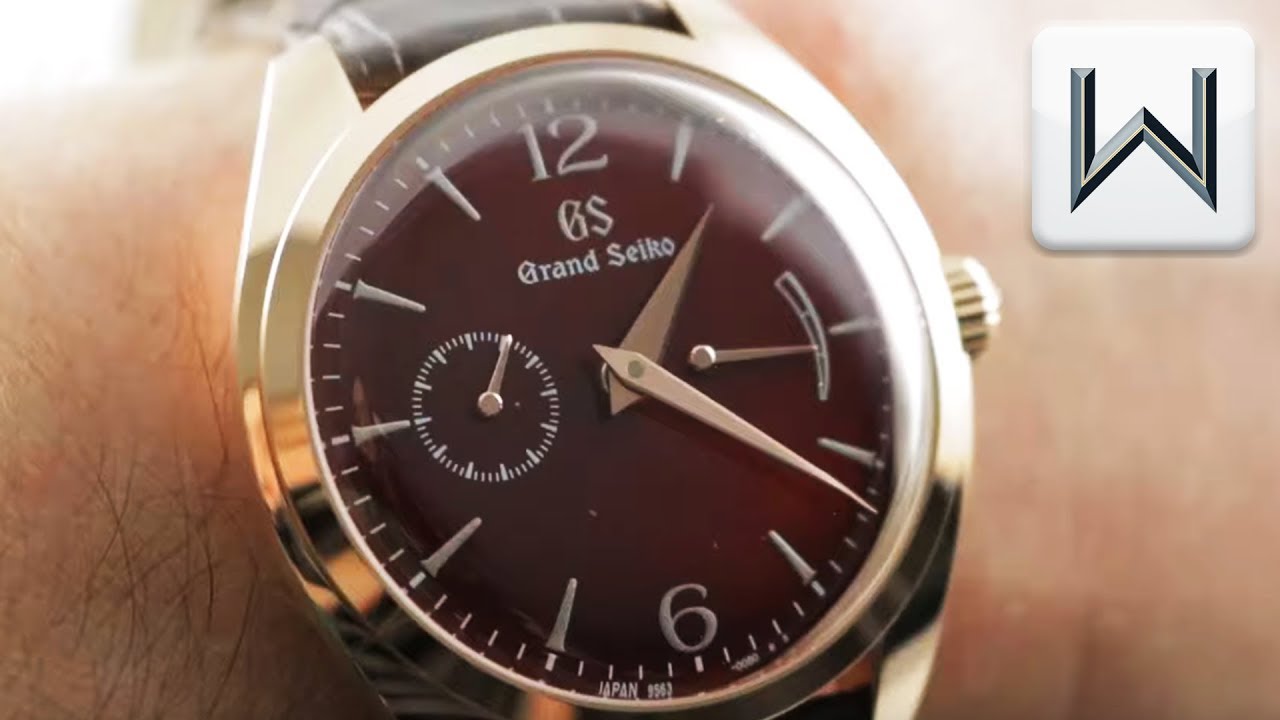 Grand Seiko Urushi Lacquer SBGK002 Elegance Collection Limited Edition  Luxury Watch Review - YouTube