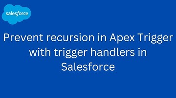 Prevent recursion in Apex Trigger with trigger handlers in Salesforce