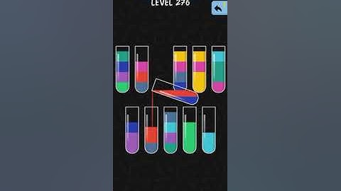 water color sort level 276 solve