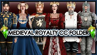 The Sims 4 Medieval & Royalty CC Folder + Tray Files 👑