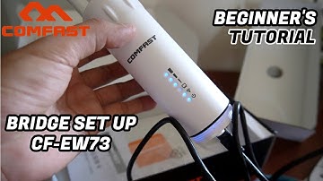 Pisowifi Comfast CF-EW73 (Outdoor) Bridge Mode Super Easy Setup | Beginner