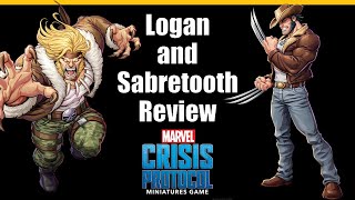 Logan and Sabretooth Character Review for Marvel Crisis Protocol
