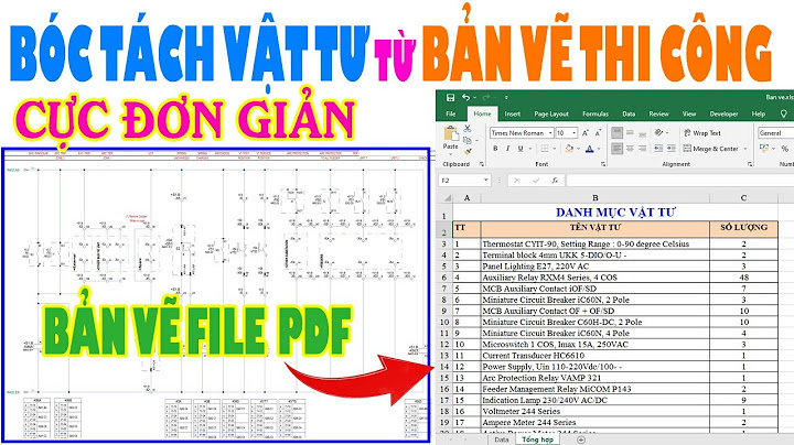 Hướng dẫn bốc vật tư bằng excel năm 2024