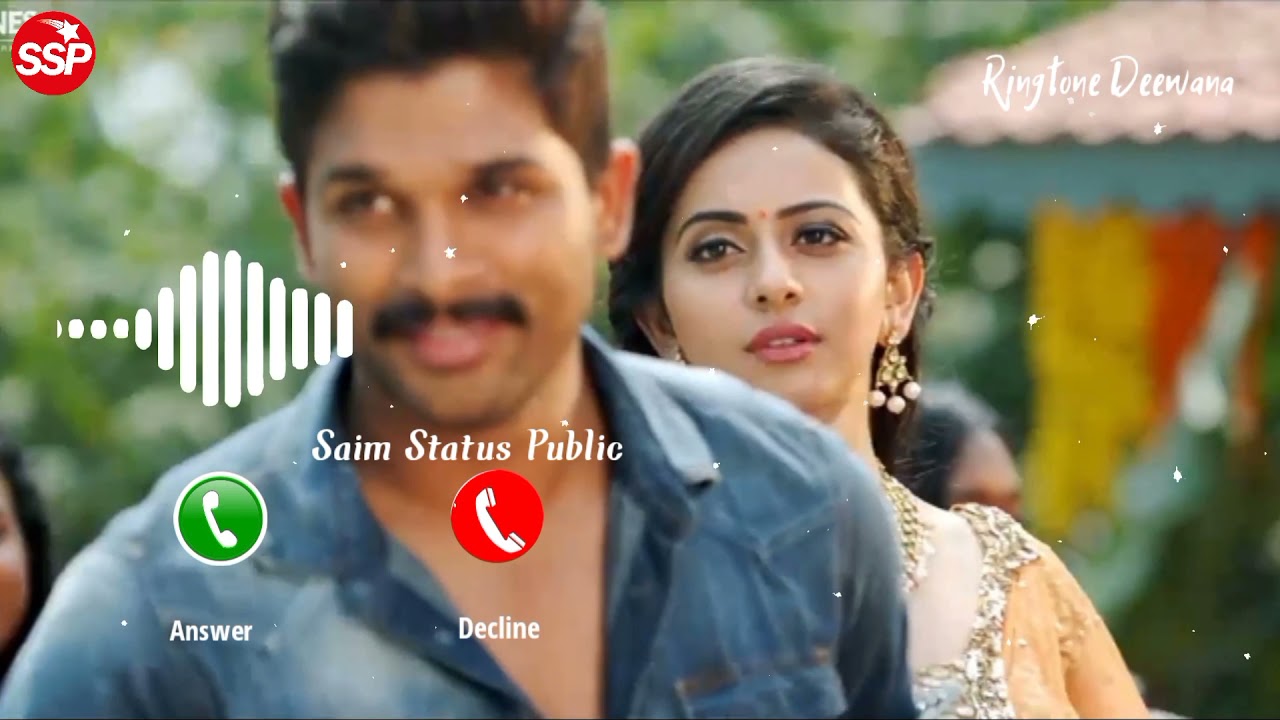 Rakul Preet Ringtone   Sarrainodu  Sarrainodu Love BGMs  Allu Arjun Heart Touching Ringtones