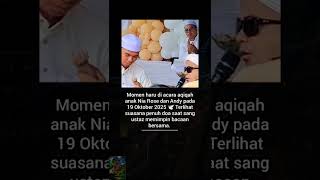 Download Lagu Aqiqah Anak Nia Rose \u0026 Andy, Penuh Doa dan Haru 🤍 #short MP3