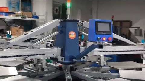 8 color 8 station Fully automatic Screen printing machine with Digital printer