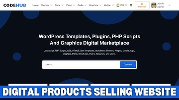 How to make a website for selling digital products || how to create a digital product website