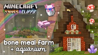 Bone meal farm + Axolotl aquarium ♡ EP 13 | Minecraft 1.18
