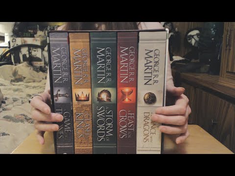 [ASMR] Binaural Tapping on GoT Book Boxset (No Talking)