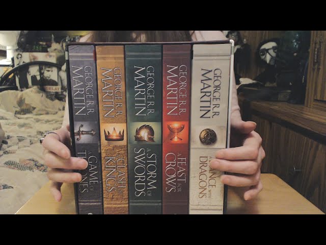 [ASMR] Binaural Tapping on GoT Book Boxset (No Talking)