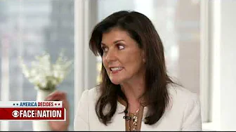 Face the Nations Margaret Brennan sits down with Nikki Haley for an exclusive interview thumbnail