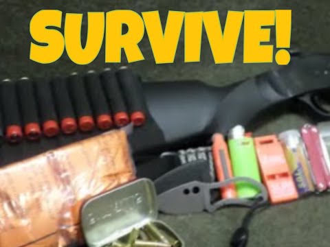 Survival Kit In A Shotgun.